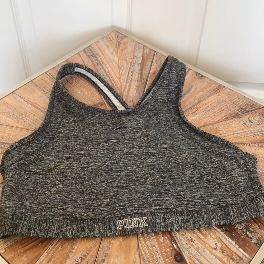 NWT Size Medium PINK Victoria’s Secret Sports Bra